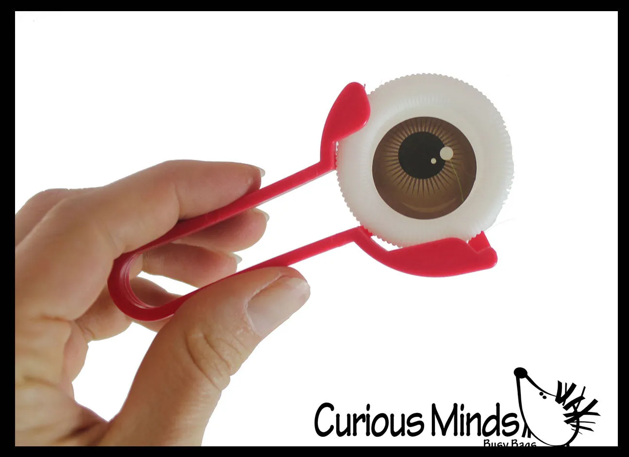 120 Eye Party Favors (Glow Bouncy Balls, Sticky, Disc Shooters) - Eyeball Gross School Supply - Doctor, Optometrist Ophthalmology - Party Favor -Halloween Trick or Treat