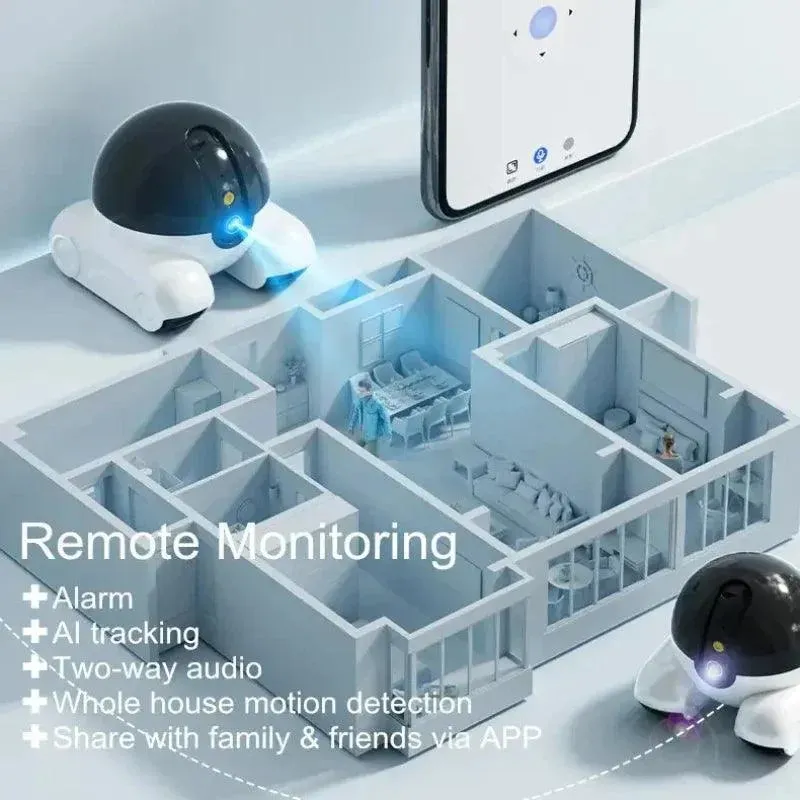 4G Pet Monitoring Camera 360 Panoramic View