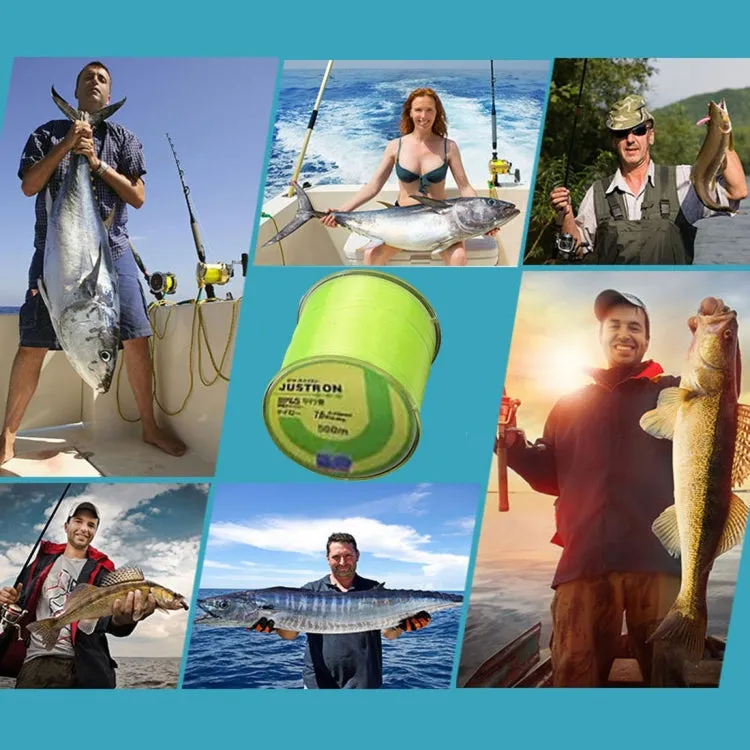 6.0# 0.40mm 15.5kg Tension 500m Extra Strong Imported Raw Silk Nylon Fishing Line (Transparent)