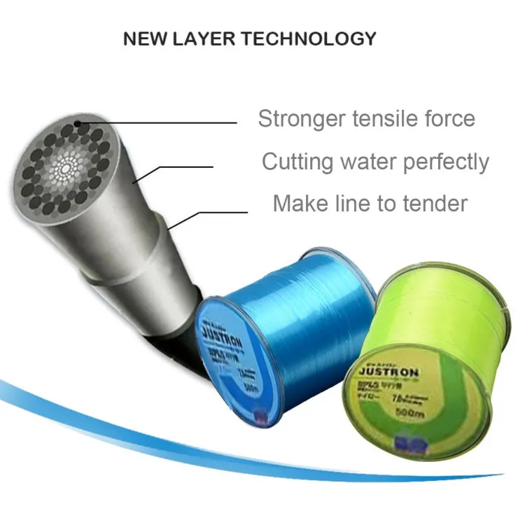 6.0# 0.40mm 15.5kg Tension 500m Extra Strong Imported Raw Silk Nylon Fishing Line (Transparent)