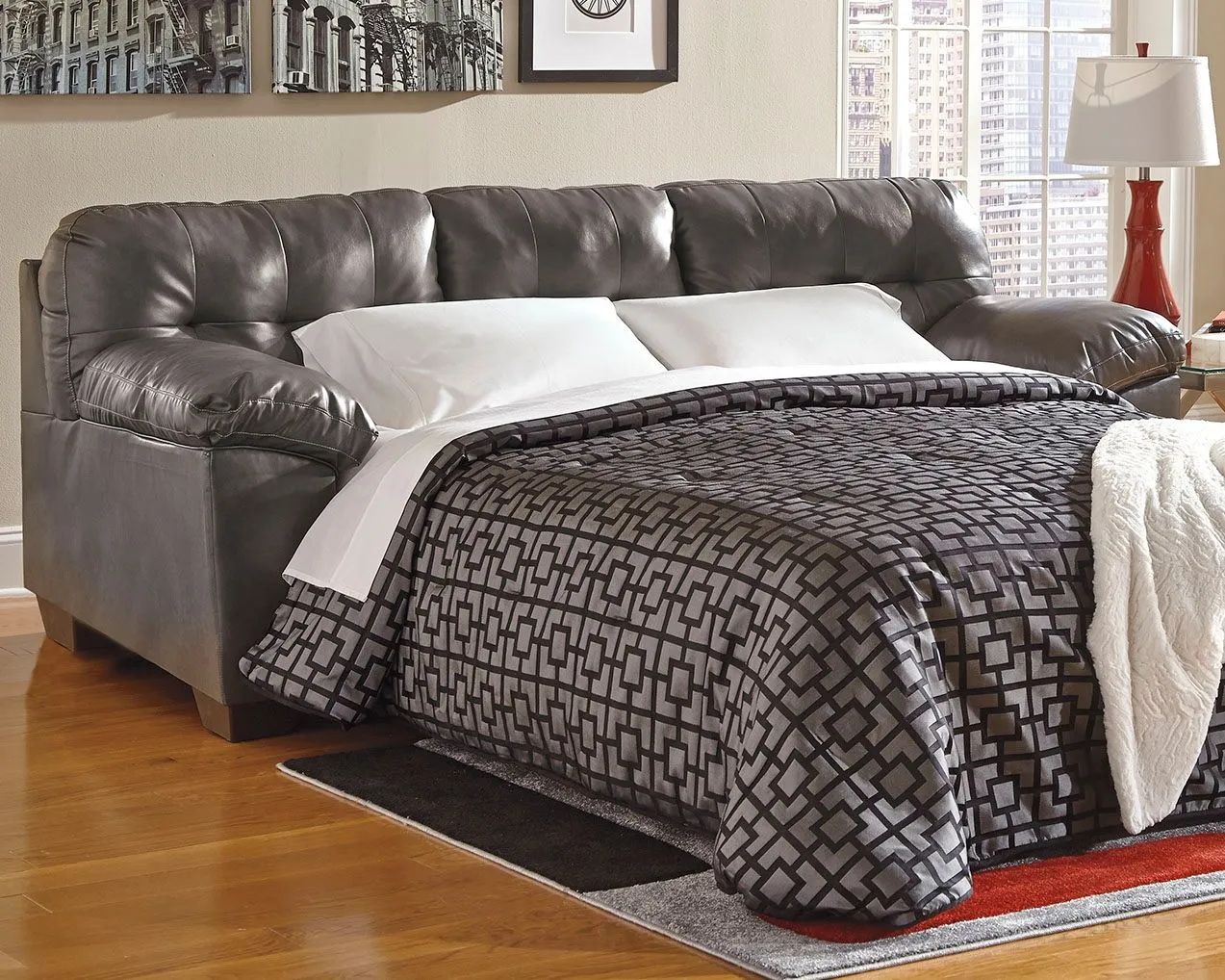 Alliston - Chocolate - Queen Sofa Sleeper