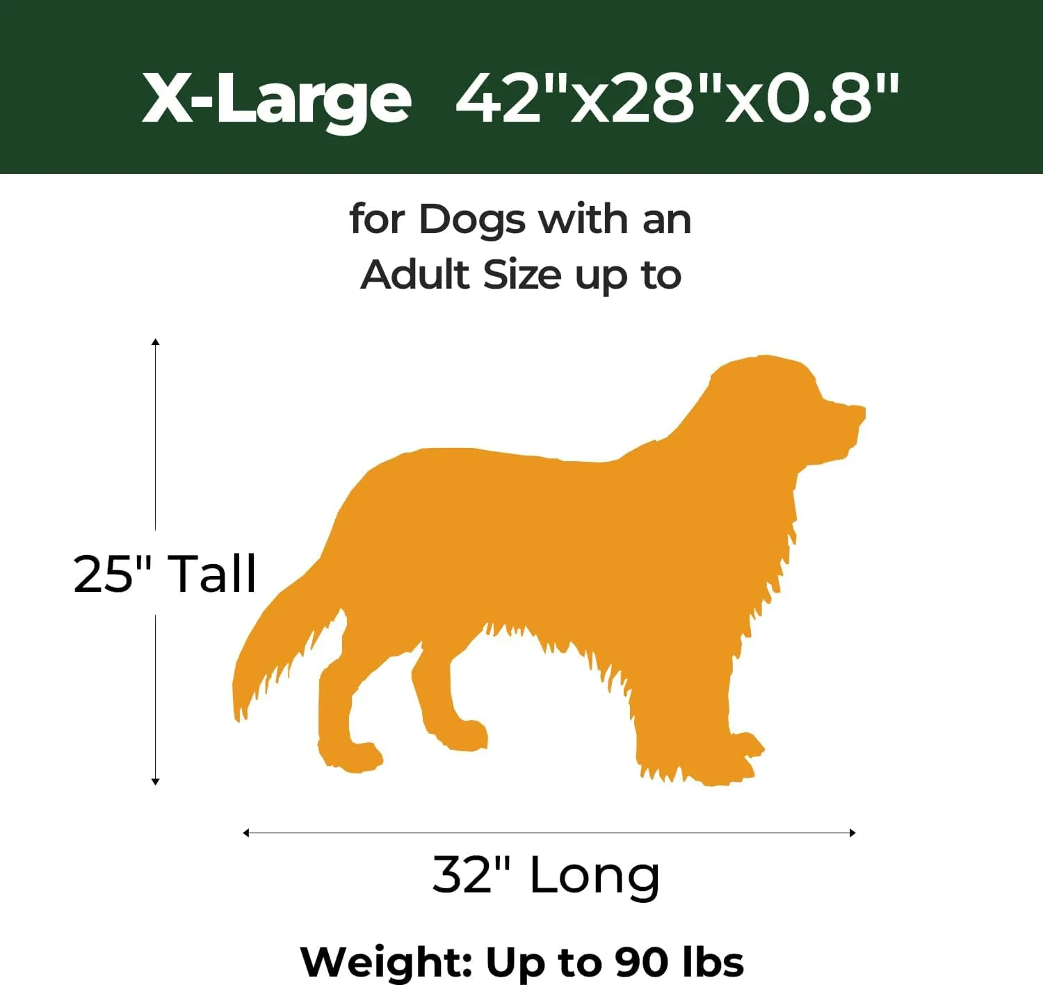 BALANCE Dog Crate Pad, Dog Foam Crate Mat Kennel Pad, Washable Water-Resistant Pet Bed Flat Dogs Cage Mat for X-Large Dogs