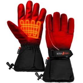 Black AA Battery Heated Gloves
