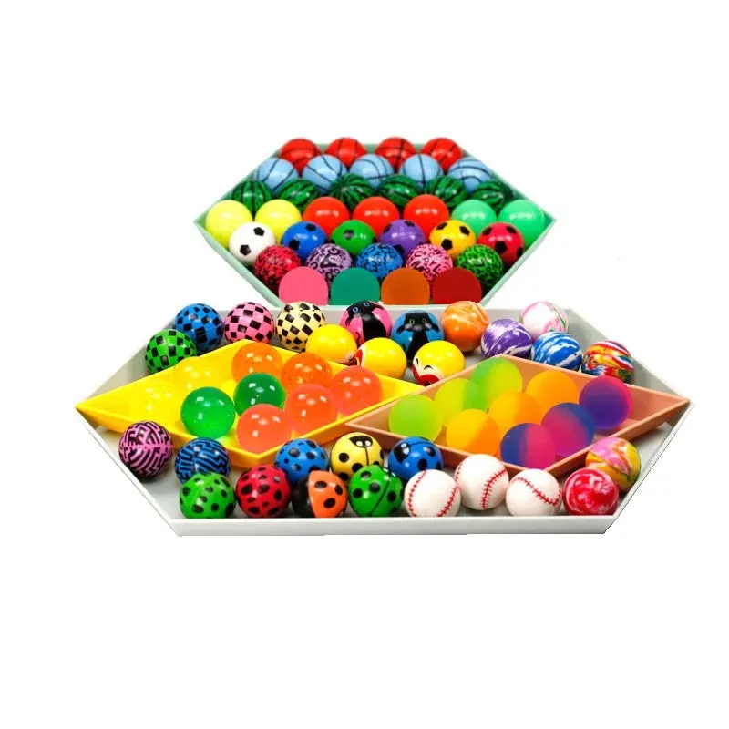 Bouncy Balls 100pcs Party 30mm Kids Bags Favours Toys Fillers Colourful AU