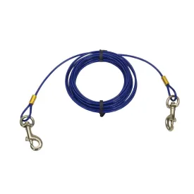 Coastal Pet Products Titan Medium Cable Dog Tie Out in Blue