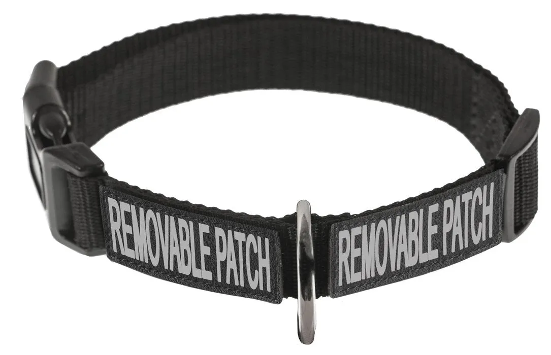Dogline Omega Nylon Reflective Service Dog Collar