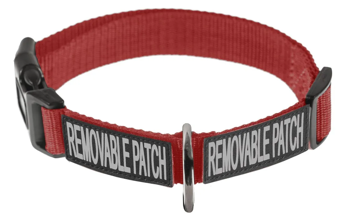 Dogline Omega Nylon Reflective Service Dog Collar