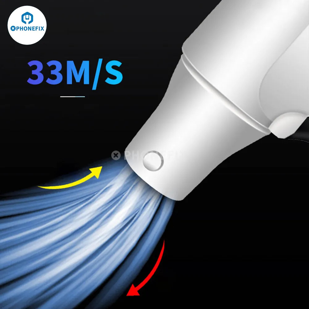 Electric Turbofan Handheld Blowing Suction Dust Removal Cooling Fan