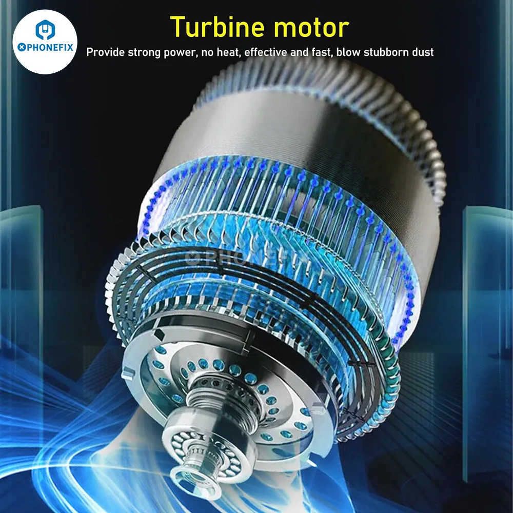 Electric Turbofan Handheld Blowing Suction Dust Removal Cooling Fan