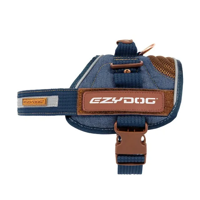 EzyDog Denim Convert Dog Harness XL