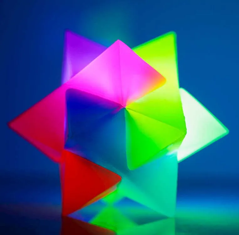 Flashing Prism Ball – Random Bouncing LED Light-Up Fun
