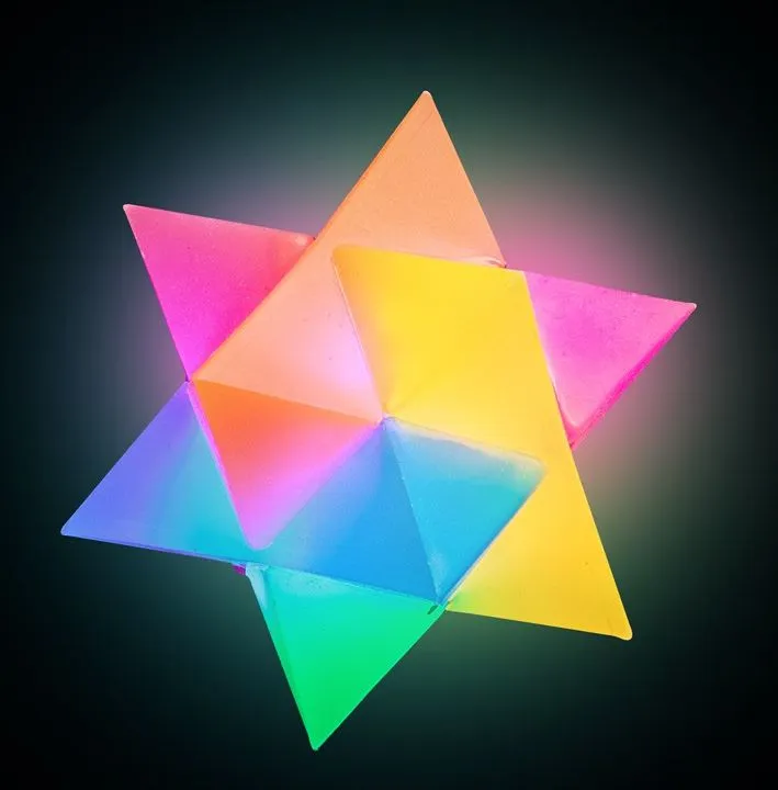 Flashing Prism Ball – Random Bouncing LED Light-Up Fun