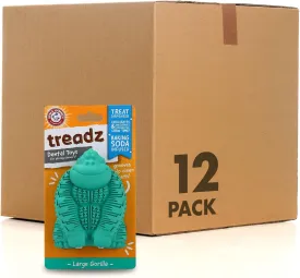 for Pets Super Treadz Gorilla Dental Chew Toy for Dogs - Dog Dental Toys Reduce Plaque & Tartar Buildup without Brushing - Safe for Dogs up to 35 Lbs (Pack of 12)