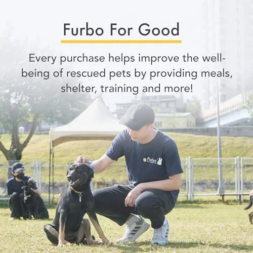 Furbo 360° Dog Camera   Nanny Bundle: Home Security & Dog Safety Alerts, Rotating Pet Treat Dispenser Camera with Speaker, Smart Home Indoor Cam w Phone App (Additional Subscription Required at Setup)