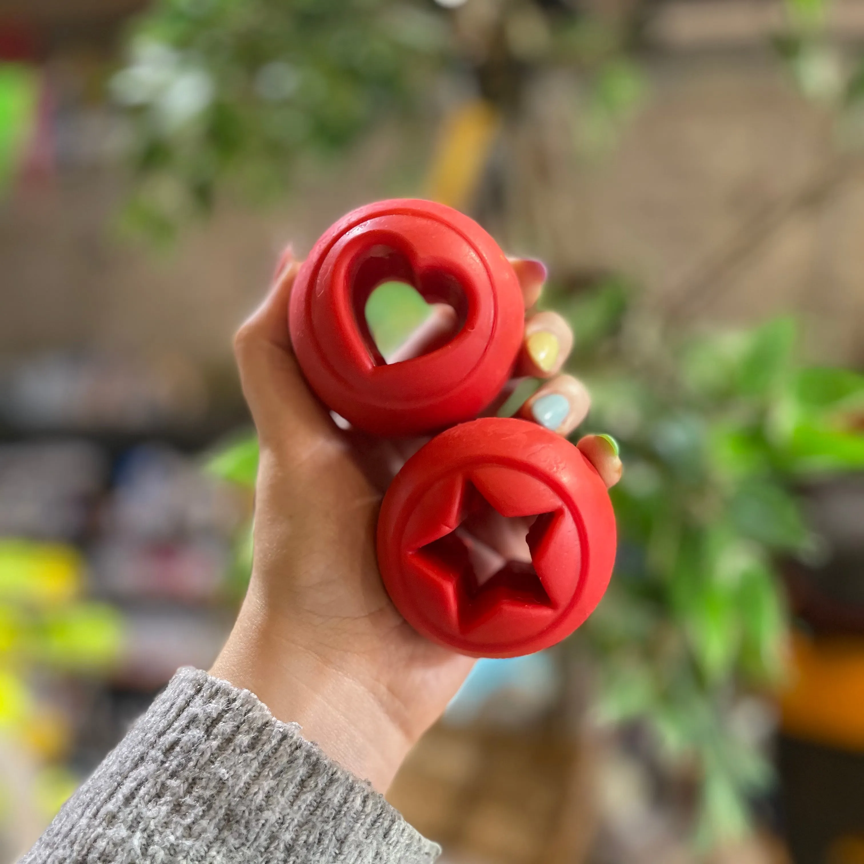 Heart and Star Strong Bouncy Float Balls