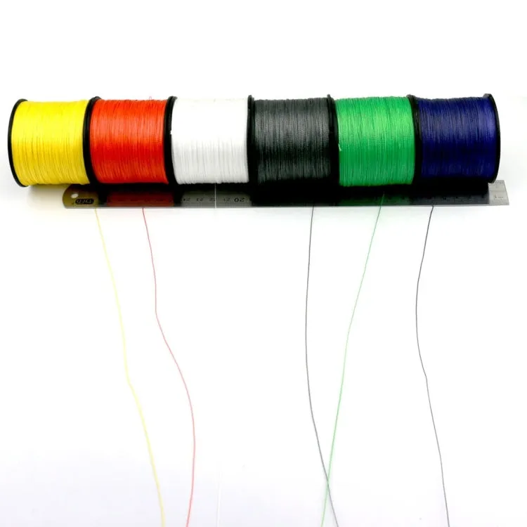 HENGJIA 6.0# 0.40mm 60LB 27.2kg Tension 500m Extra Strong 4 Shares Braid PE Fishing Line Kite Line(Red)