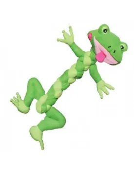 Kong Safari Braidz Frog Dog Toy