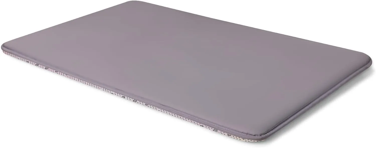 Large Dog Crate Pad Bed, Foam Cushioned & Waterproof Kennel Cage Mat for Large Dogs, Outdoor Pet Bed, Wipe Clean & Easy Rinse, Anti Slip 41 inch Graphite Grey