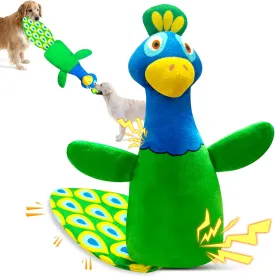 Large Dog Toys for Aggressive Chewers:Plush Squeaky Tug of War Dog Toys with Crinkle Paper- Interactive Tough Teething Chew Toys for Small,Medium, and Large Breeds-Puppy Toys to Keep Them Busy