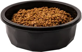 Leashboss Extra Large Dog Water Bowls (112 Oz) | Heavy Duty Plastic Food and Water Bowl for Large Dog Breeds, Durable and High Capacity Feeding Bowls for Inside or Outside, Holds Up To 14 Cups (Black)