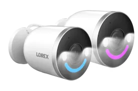 Lorex 4K Spotlight Indoor/Outdoor Wi-Fi 6 Security Camera with Smart Security Lighting - 2 Pack