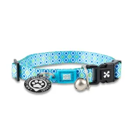 Max&Molly Smart ID Cat Collar Retro Blue