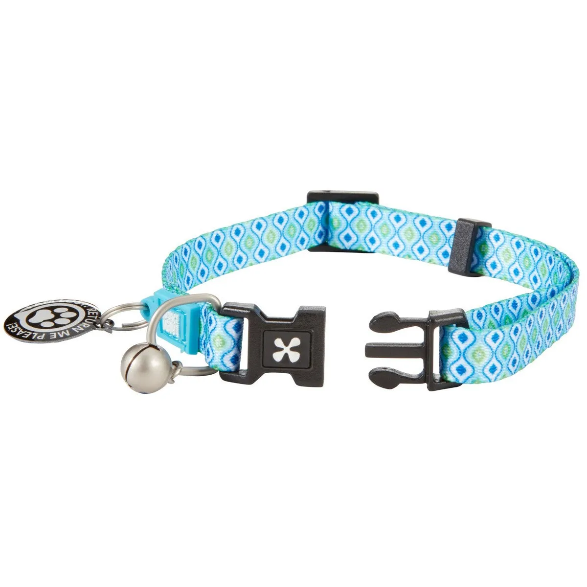 Max&Molly Smart ID Cat Collar Retro Blue