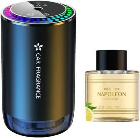Mist Ultrasonic Humidifier Car Fragrance Diffuser Sure Here's A Product Title for Listing Air Freshener with Colorful Light Rechargeable Auto Gulong