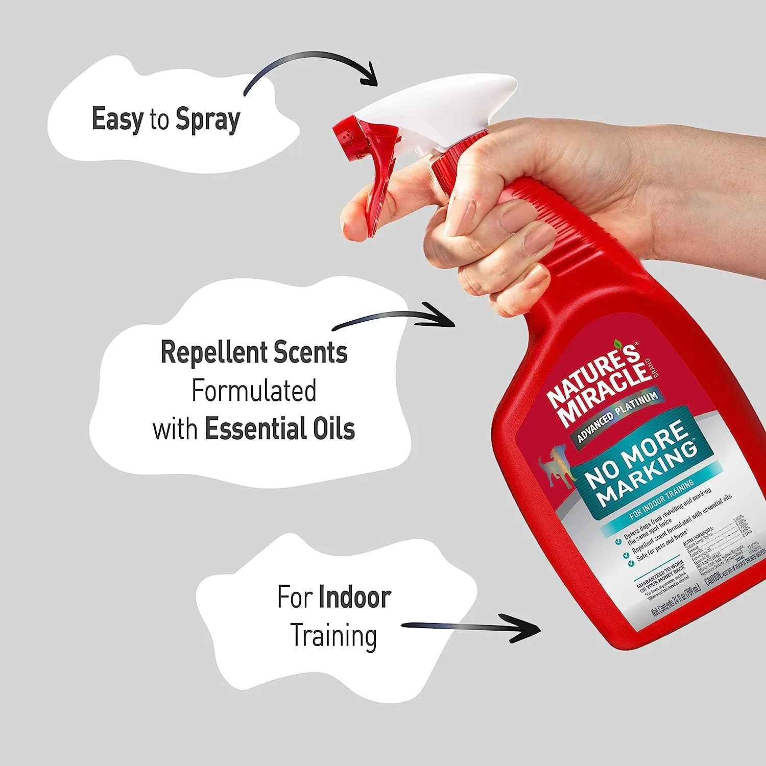 Nature's Miracle Advanced Platinum No More Marking, 24-oz Spray Bottle