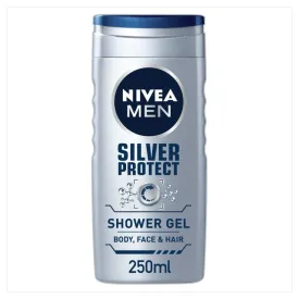 Nivea Men Shower Gel Silver Protect 250ml