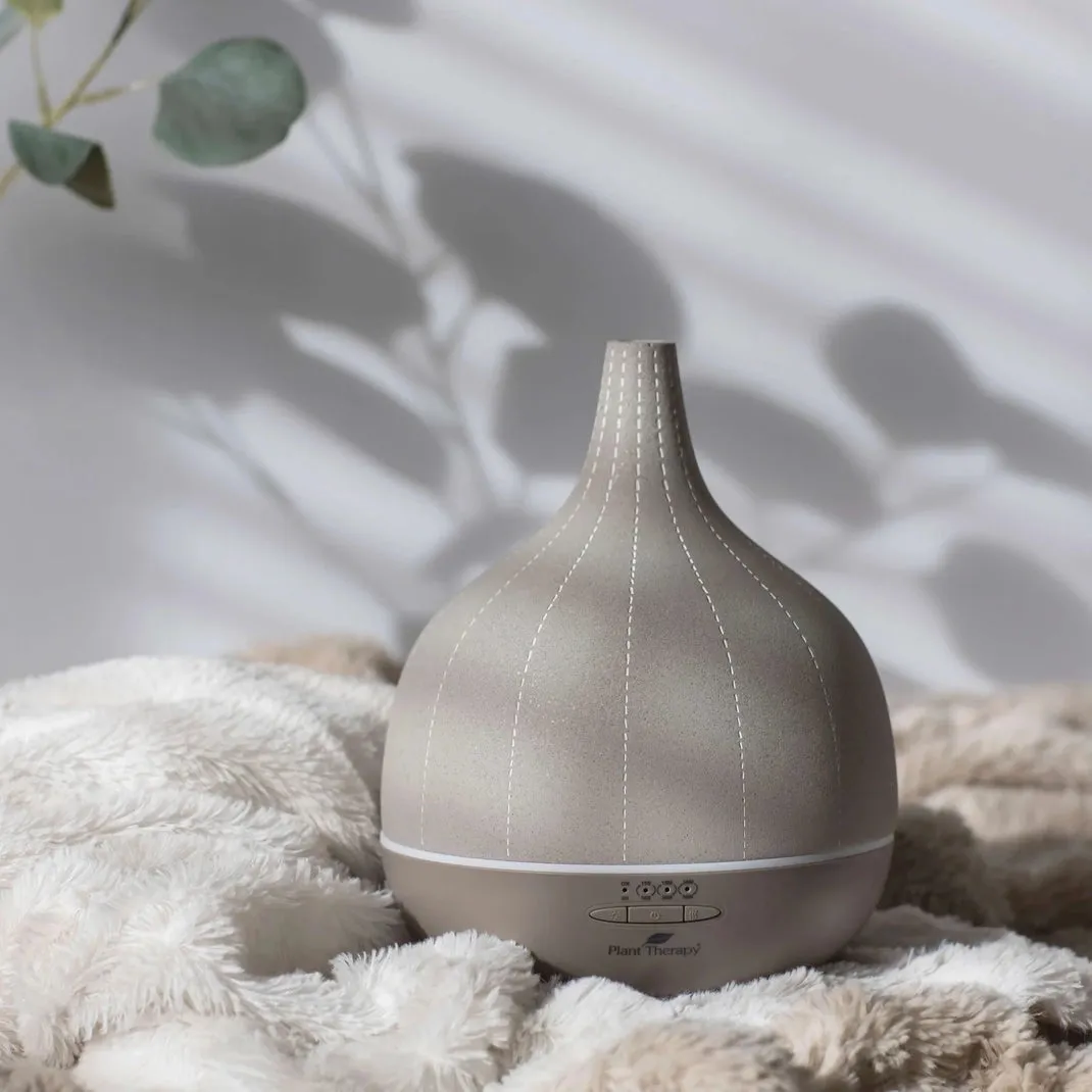 Plant Therapy Metro Stone Deluxe Gray Diffuser