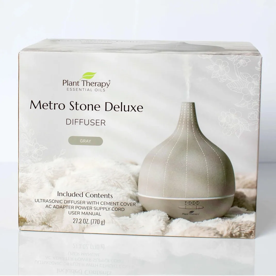 Plant Therapy Metro Stone Deluxe Gray Diffuser