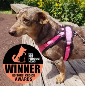 Precision Fit™ 4 Way Step In Dog Harness Adjustable Nylon - 6 LBS to 40 LBS