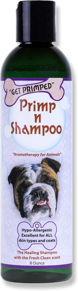 Primp-n-Shampoo premium concentrated pet shampoo "Aromatherapy for Animals" is perfect for rescues or show animals