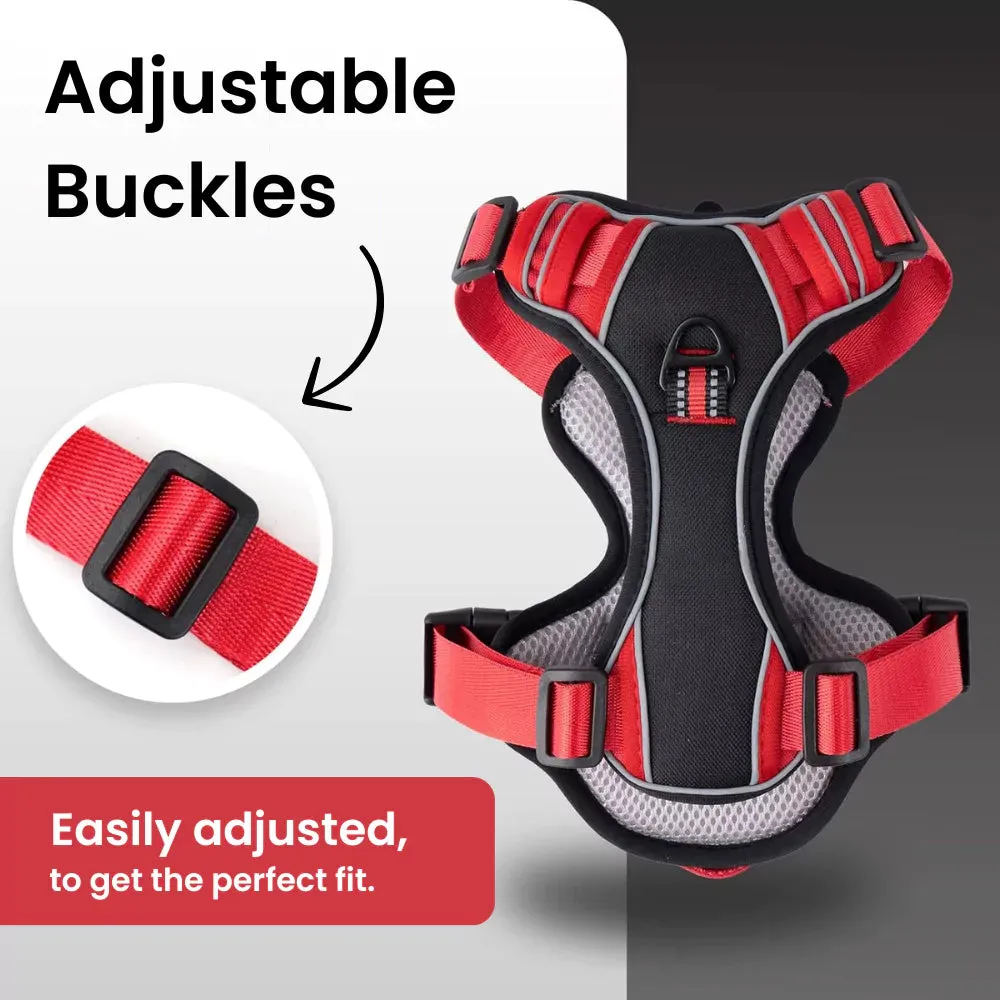 Red Custom Canine Dog Y Harness | 2TLE