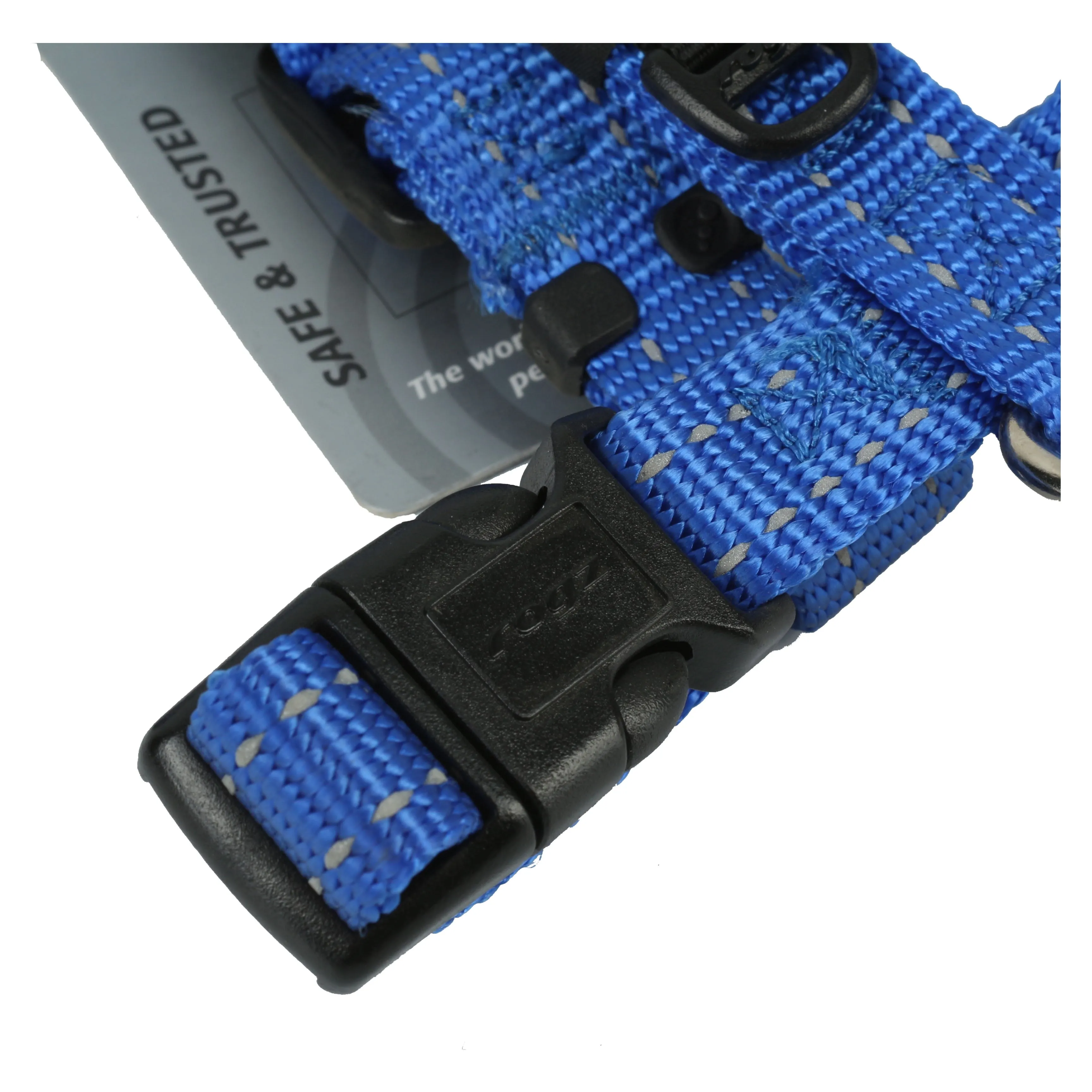 Rogz Classic Reflective Harness Blue