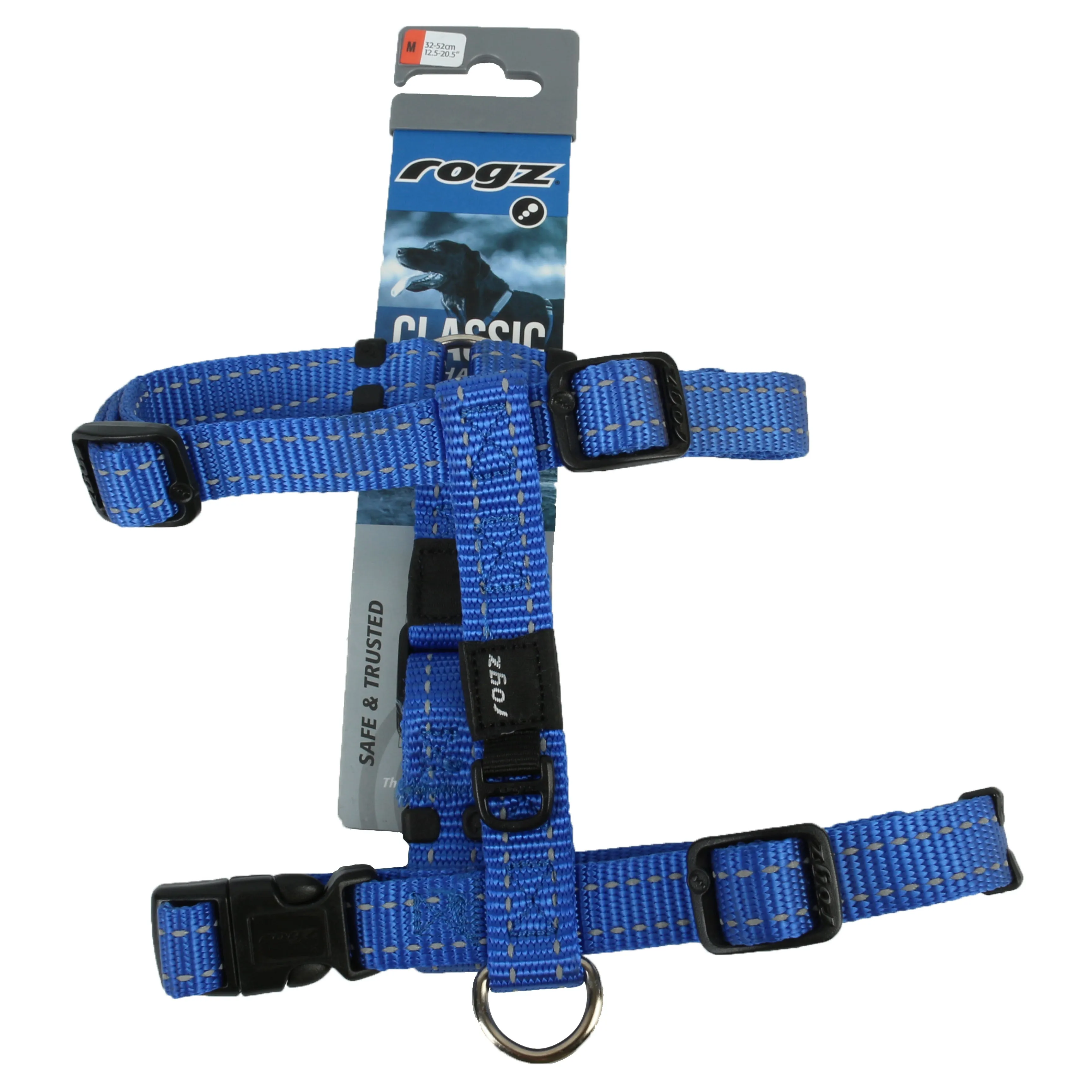 Rogz Classic Reflective Harness Blue