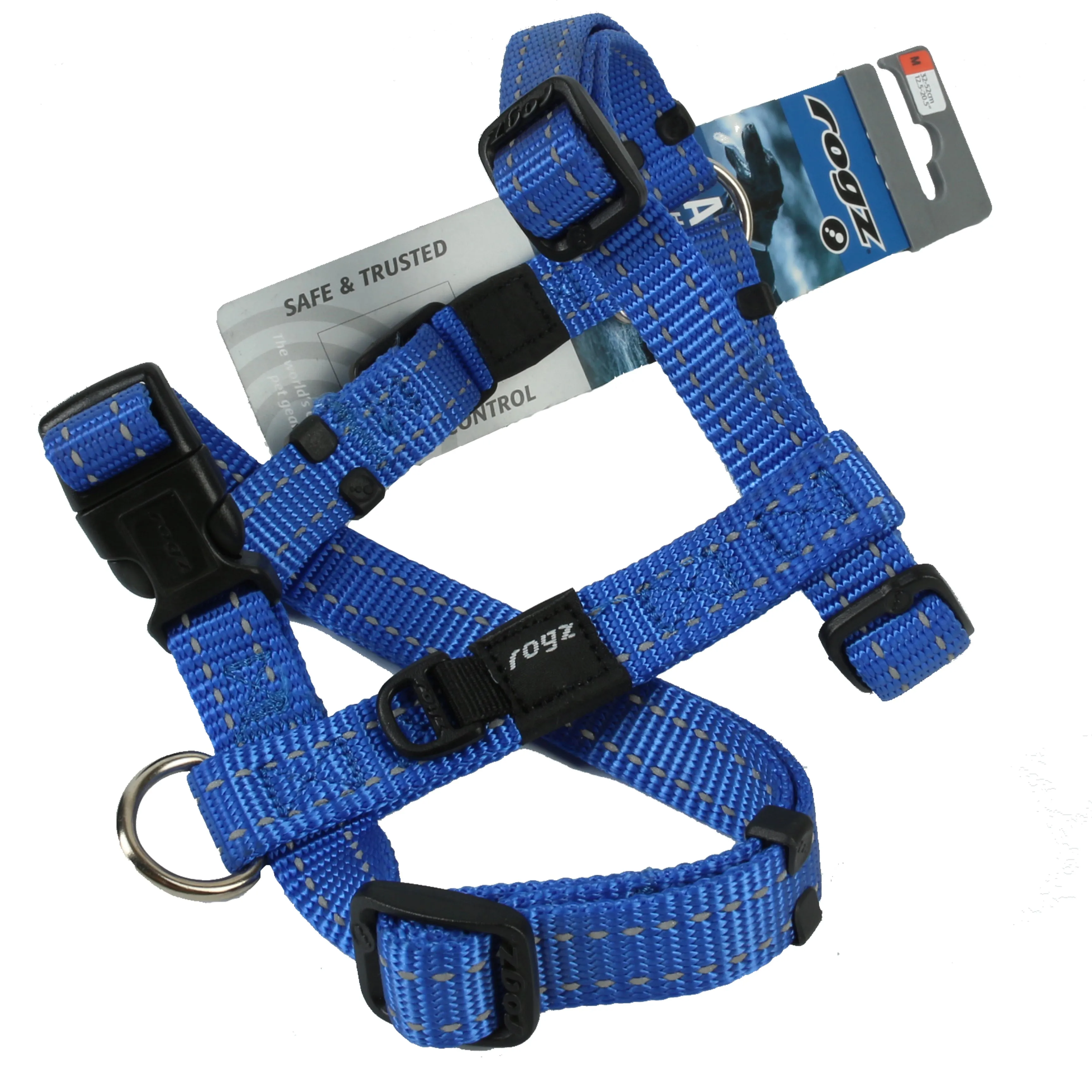 Rogz Classic Reflective Harness Blue