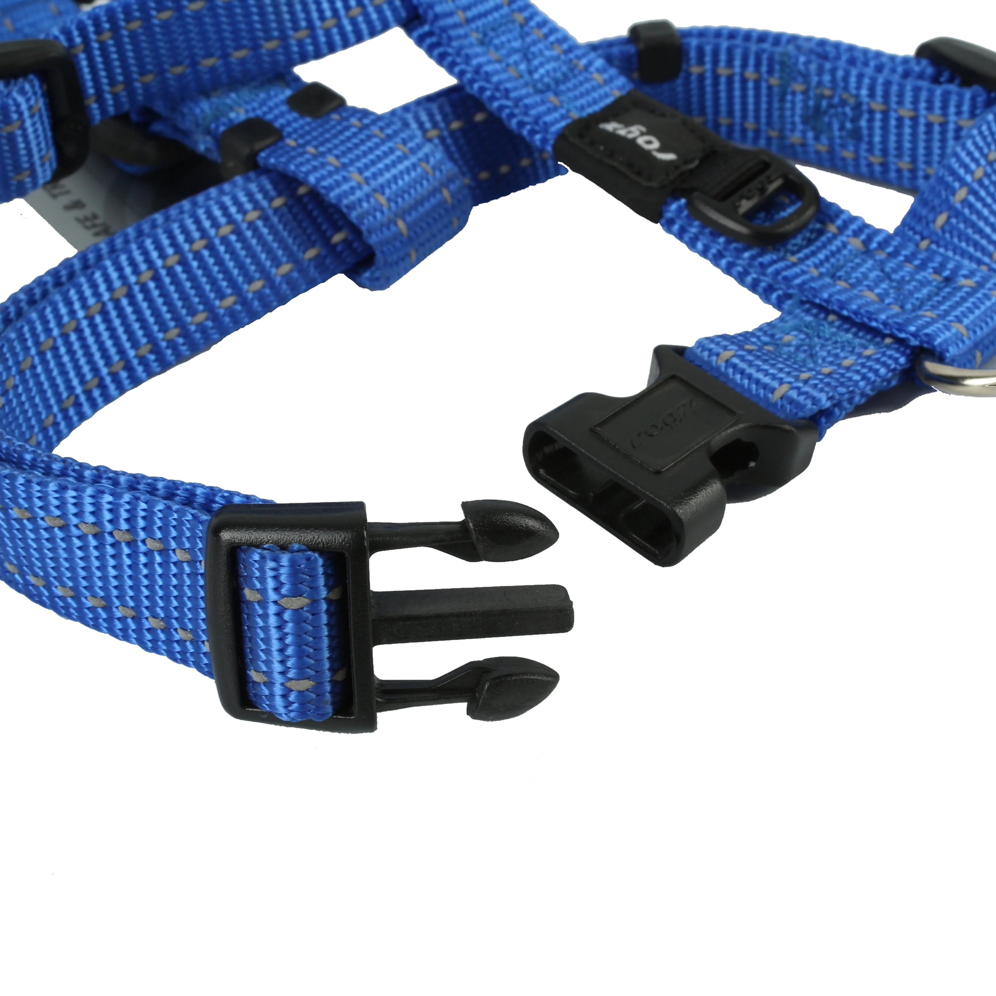 Rogz Classic Reflective Harness Blue