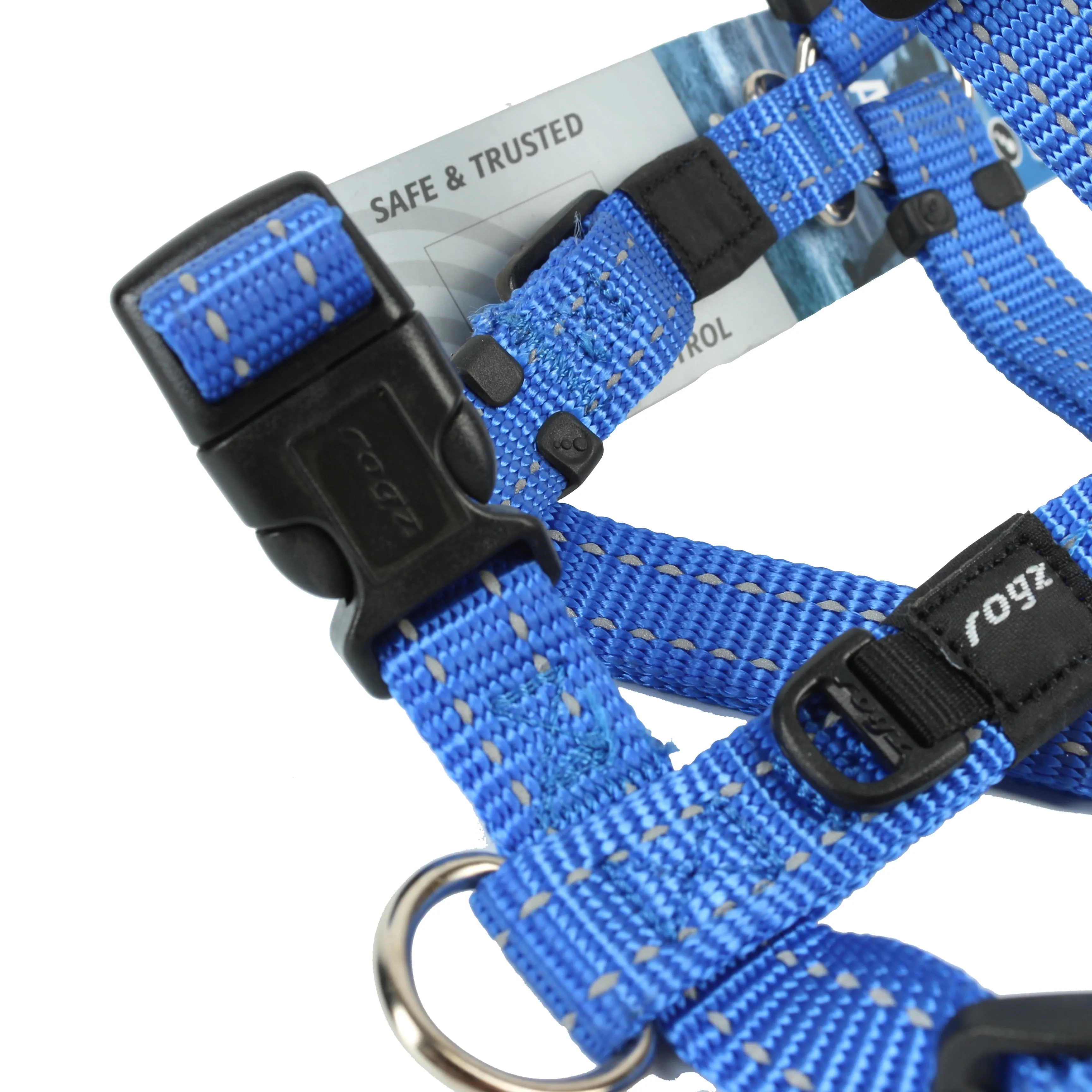 Rogz Classic Reflective Harness Blue