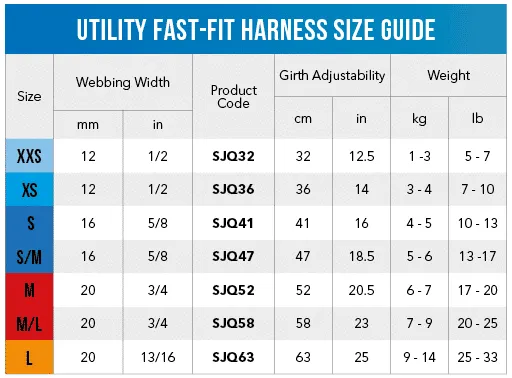 ROGZ FAST FIT HARNESS RED L