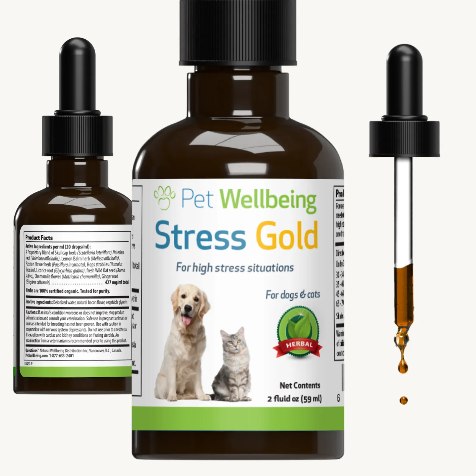 Stress Gold - for Occasional Moments of High Stress in Dogs