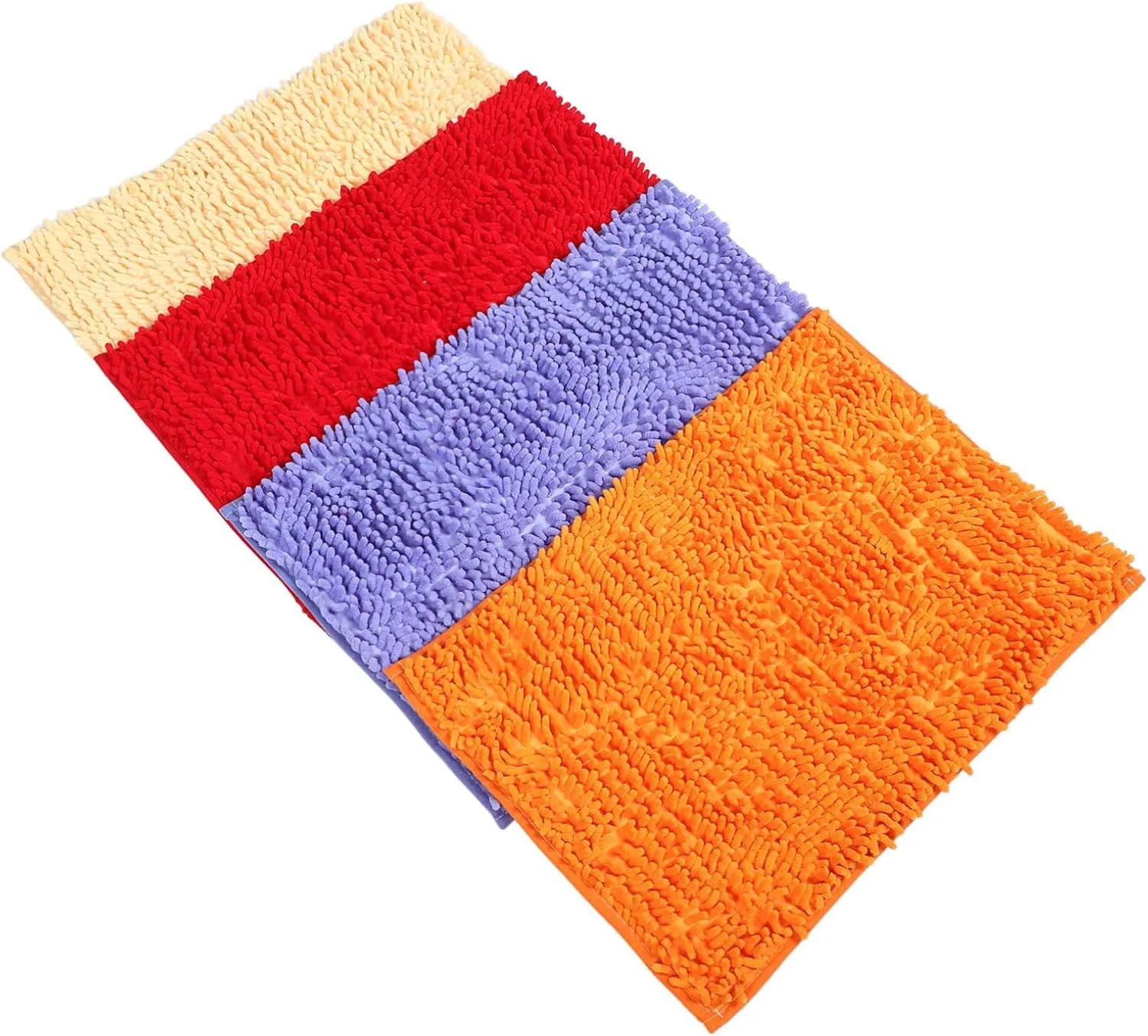 TOYANDONA Pet Pee Pad Set 4 Washable Guinea Pig Pads Large Training Mat for Rabbits Soft Chenille Blanket for Animals Easy to Clean