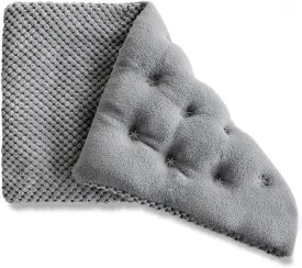 UNCN Wide Microwave Heating pad with Washable Cover 9 * 15" Microwavable Hot Pad for Neck Shoulder, Cramps, Back Cordless Warm Compress Weighted Moist Heat Pack for Aches, Unscented Grey