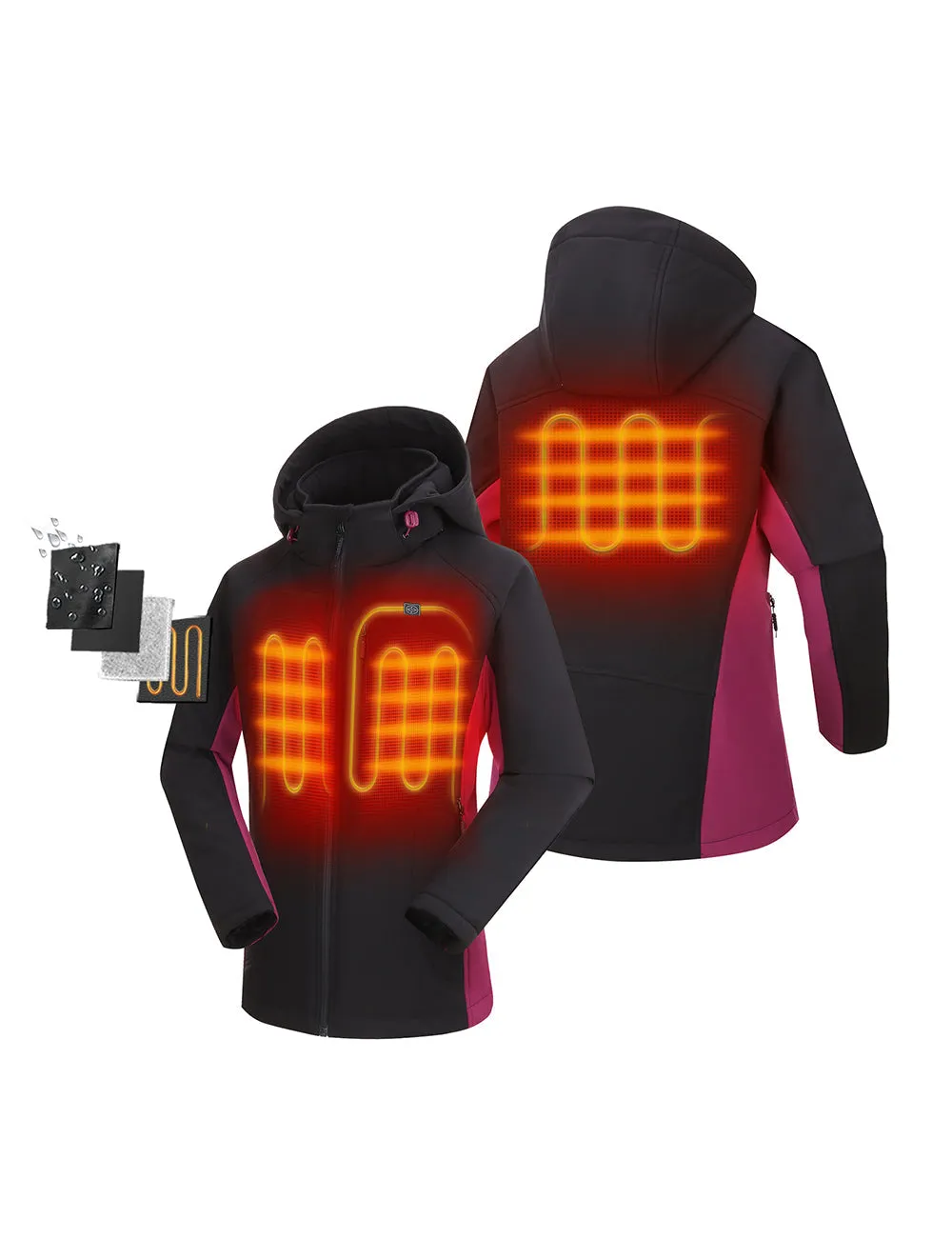 Women's Classic Heated Jacket - Black