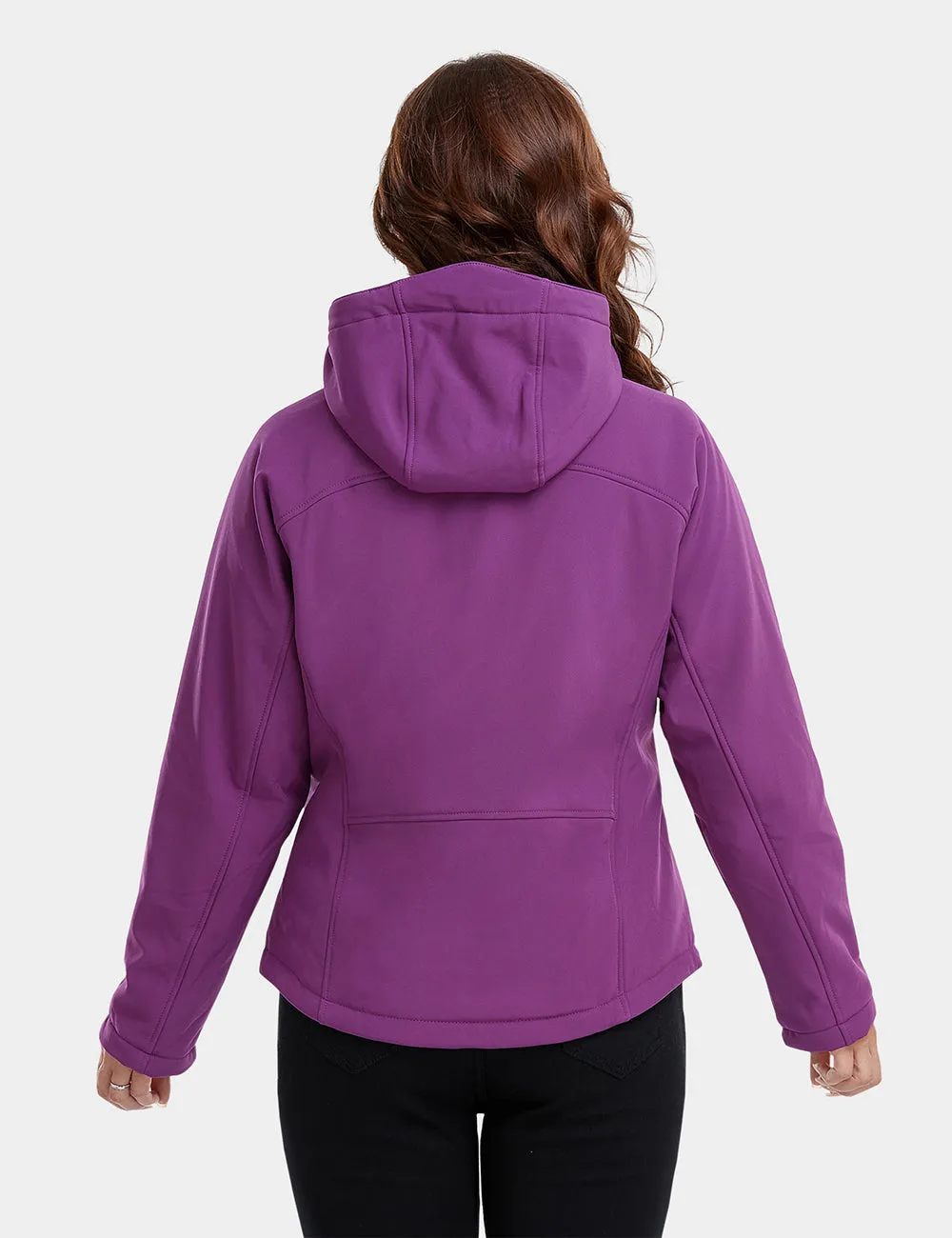 Women's Classic Heated Jacket - Purple & Black