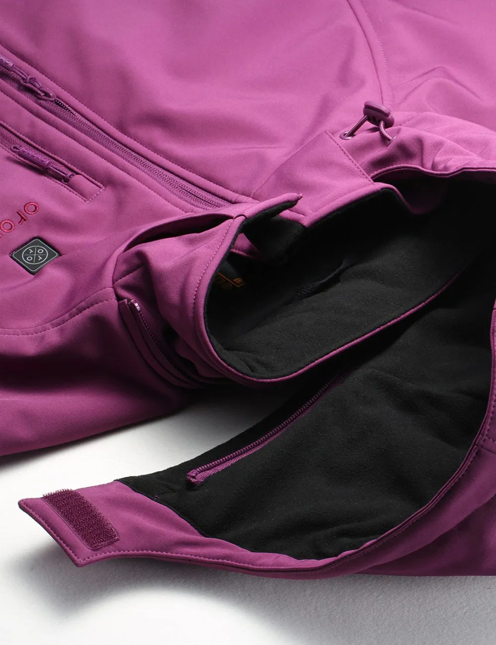 Women's Classic Heated Jacket - Purple & Black