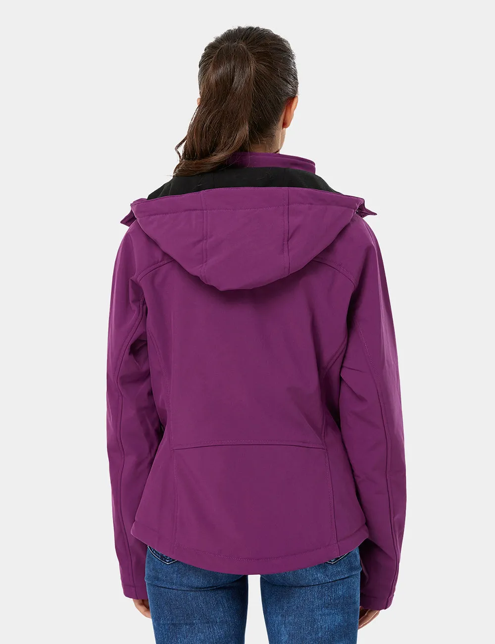 Women's Classic Heated Jacket - Purple & Black