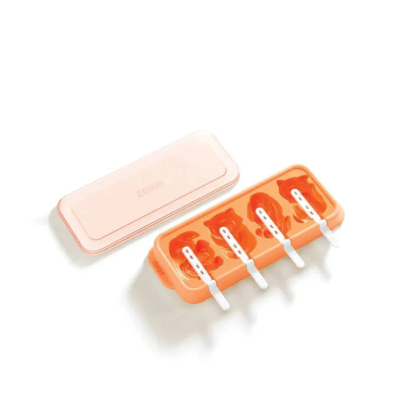 Zoku Rodriquez Cat & Dog Ice Pop Mold | Set of 9 | 5 x 12 x 1 inches