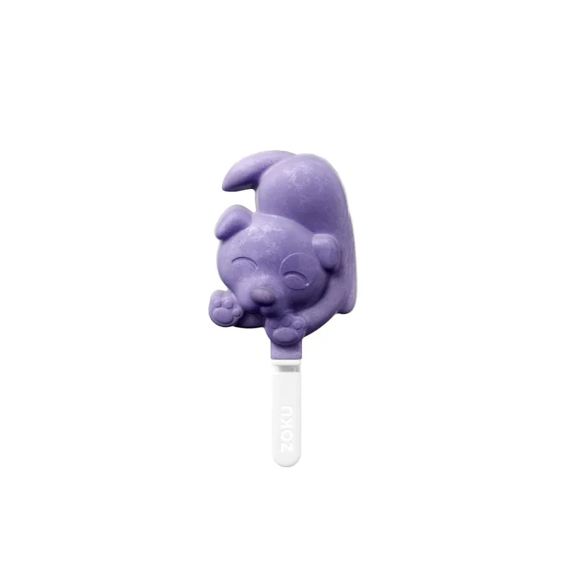 Zoku Rodriquez Cat & Dog Ice Pop Mold | Set of 9 | 5 x 12 x 1 inches